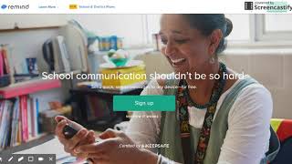 How to Create an Account on Remind.com