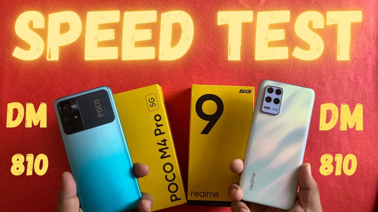 Realme 9 5g vs Poco M4 Pro 5g Speed TestDimensity 810 vs 810Best 5G