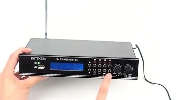 Retekess TR510 FM Broadcast Transmitter Introduction