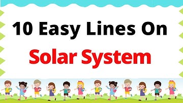 10 Easy Lines On Solar System || Essay On Solar System || Speech On Solar System || Solar System