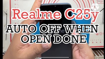Realme C25y AUTO OFF WHEN OPEN DONE