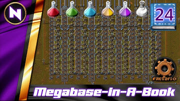 2700 / min UTILITY SCIENCE Station Design | #24 | Factorio Megabase-In-A-Book Lets Play