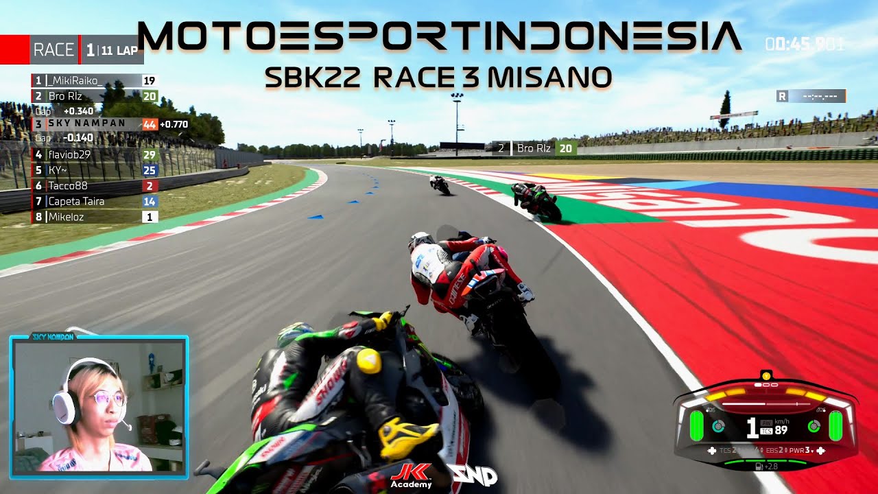 ตัวตึงอิตาลี รถแรงแหกทุกโค้ง !!! // SBK22 [ MEI-ESPORT ] RACE 3 MISANO ...