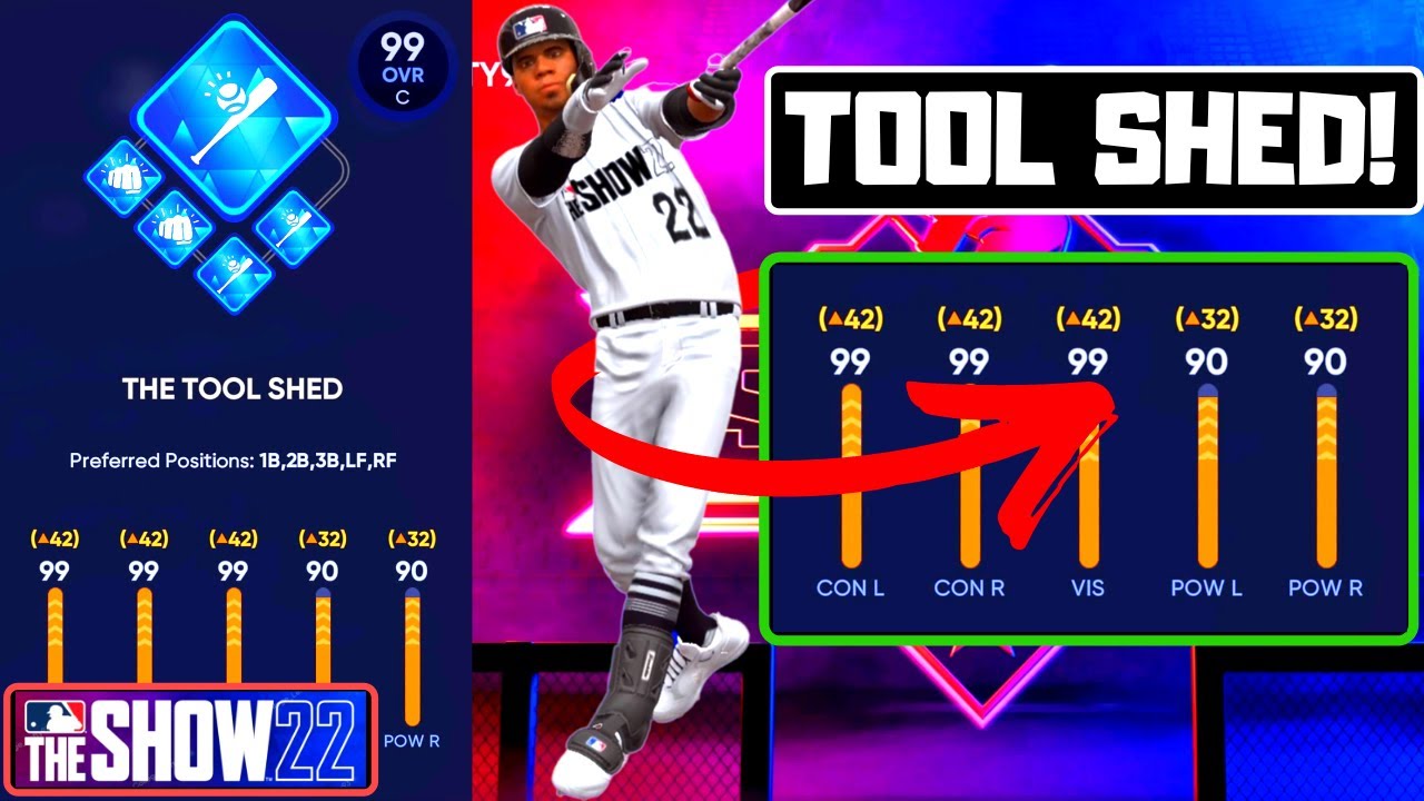 I fully UPGRADED "The TOOL SHED" ARCHETYPE! MLB The Show 22 - YouTube