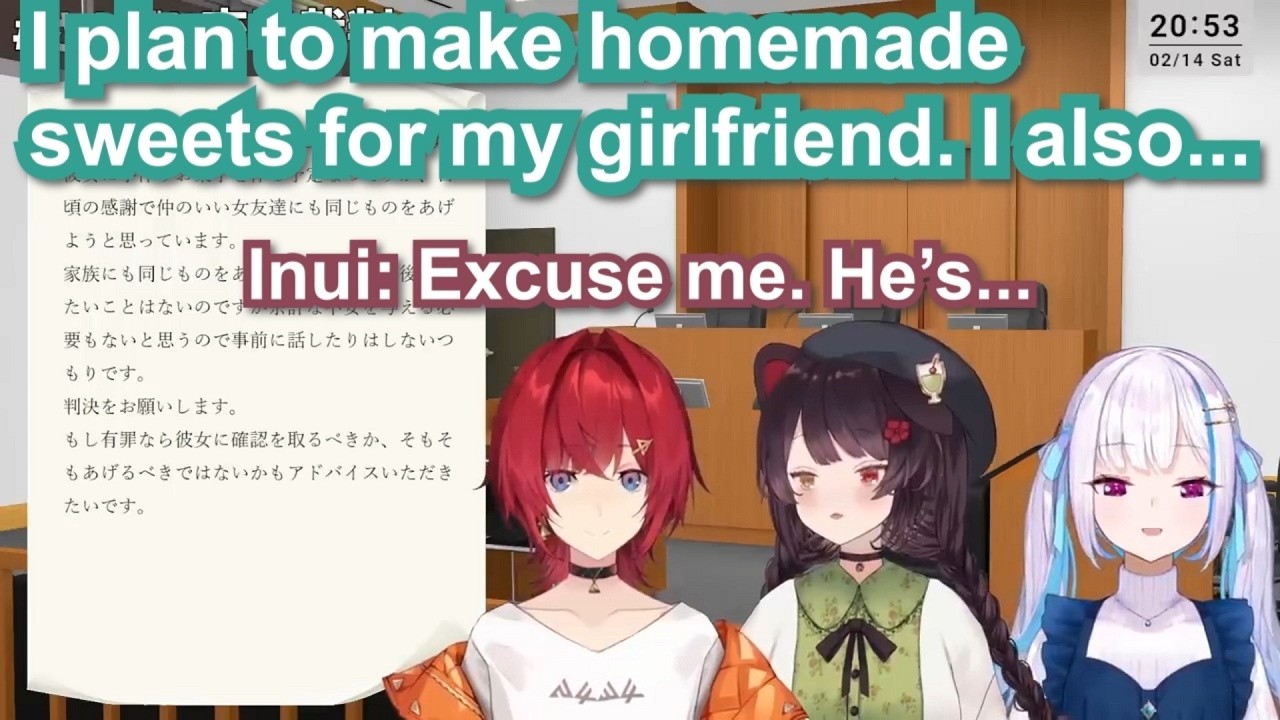 Sanbaka Love Court Part 3【Eng Sub / Ange Katrina / Inui Toko / Lize Helesta / Nijisanji】