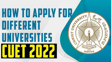 How to fill CUET Application Form 2022 | Apply in central universities | CUET Form Fill Up 2022