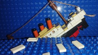Sluban Titanic small mini movie (stop motion) [sinking in one piece theory]