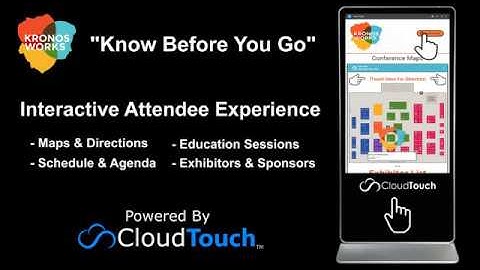 Kronos Know Before You Go | Cloud Touch