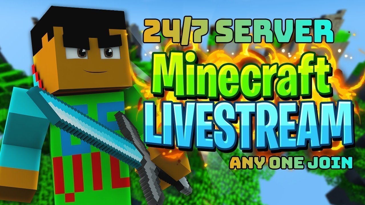 MINECRAFT LIVE STREAM | JOIN MY PUBLIC SMP JAVA / POCKET EDITION 24/7 ...