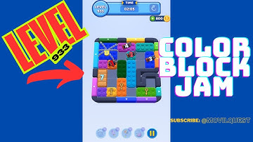 Color Block Jam Level 933 Walkthrough / Solution