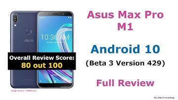 Asus Zenfone Max Pro M1 | Official Android 10 Beta 3 Update Version 429 | Review