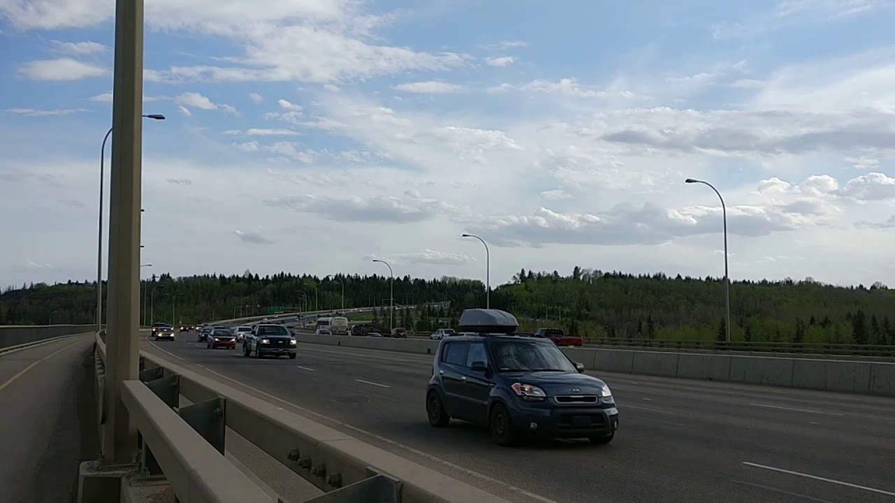 Edmonton Whitemud Drive   7pm Traffic