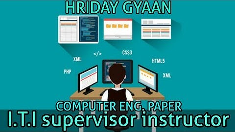 I.T.I. SUPERVISOR INSTRUCTOR COMPUTER PAPER