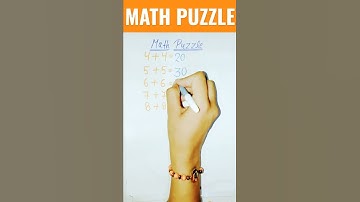 LOGICAL MATH PUZZLE|| THINK BIG & LEARN|| #shorts