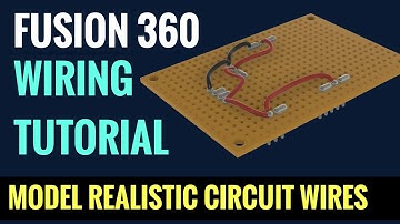 Fusion 360 Wiring Tutorial: Model Realistic Circuit Wires on a Perf Board (Prototype Board)