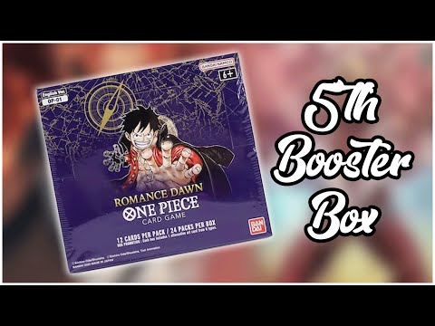 We're 5 Boxes Deep! Opening my 5TH One Piece Card Game TCG Booster Box!  Romance Dawn Box Opening! - YouTube
