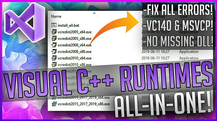 FULLY Install VISUAL C++ Redistributable Runtimes All-in-One [2025]
