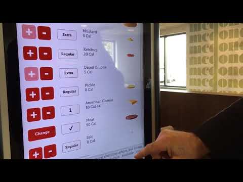 McDonald’s owner demonstrates new touch-screen kiosks