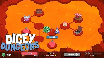 (Reroll) Thief In The Night: Floors 1 to 3 and Enter The Inventor: Floors 1 & 2 | Dicey Dungeons