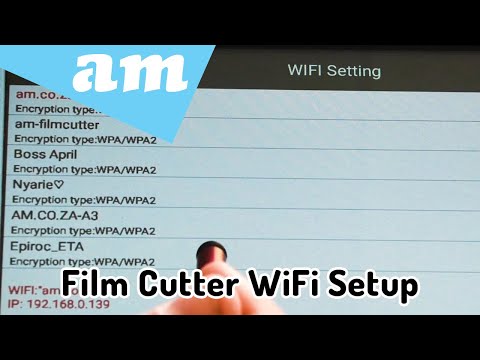V-Auto Film Cutter WiFi Setup, Account Login and Mobile Device Shape Library Walkthrough