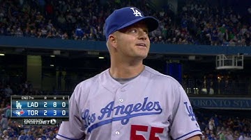 LAD@TOR: Blanton gets out of bases-loaded jam