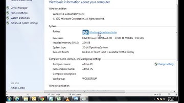 Check Windows® Version and System Properties Information on Windows® 8