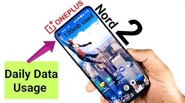 Oneplus Nord 2 Data usage in notification bar Wifi & Mobile data 🔥🔥🔥