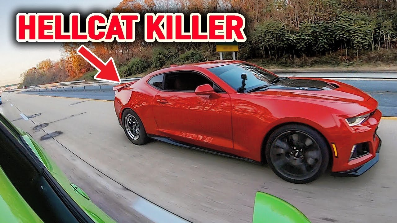 1000hp Twin Turbo Camaro Zl1 Trolls Hellcat Redeye Youtube