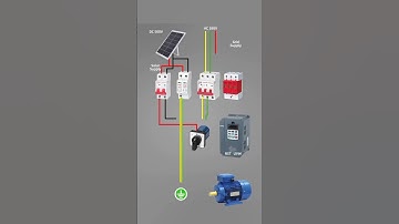 solar inverter drive surge protector device connection