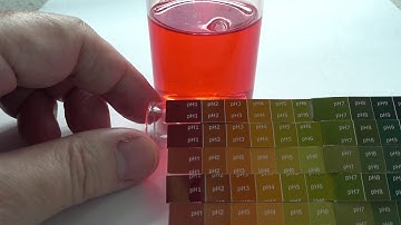 Using Universal Indicator to measure pH  C0109