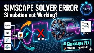 Famous SIMSCAPE Model Simulation not Working? SOLVER Error & How to Fix it! #Simulink #MATLAB #simscape Profile