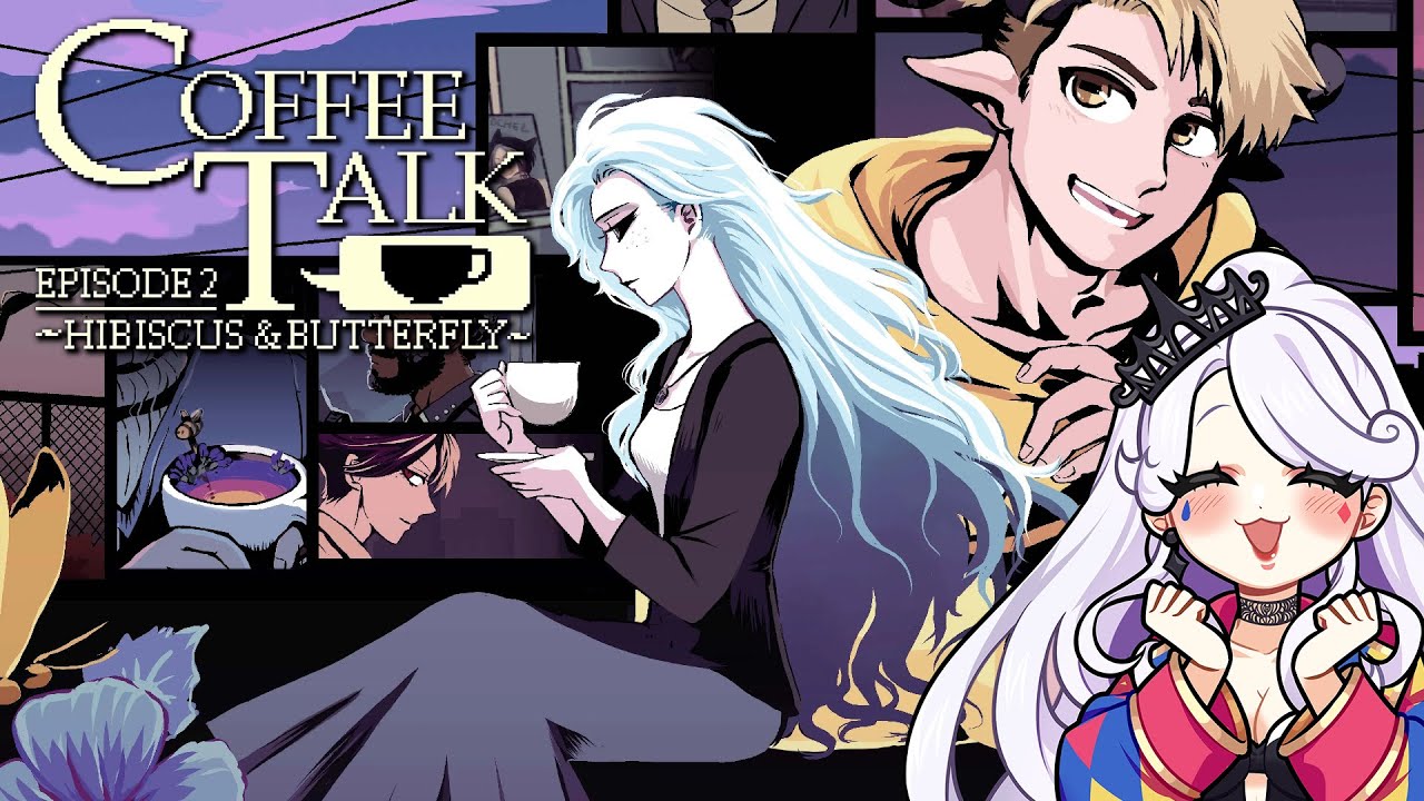 🤍 A wedding? Long lost alien siblings? CAFFEINE?! 🧊 | Coffee Talk 2 First Play  Ep 2 #ad #vtuber