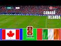 CANADÁ vs IRLANDA  Amistoso Internacional ¿HAY CON QUÉ PELEAR?  predictive / simulation