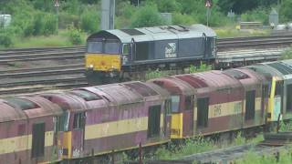 66432'Decoy up sidings Toton concrete sleepers into Toton sidings 20'6'18