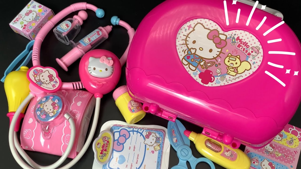 7 Minutes Satisfying With Unboxing Hello Kitty Doctor Set Asmr No