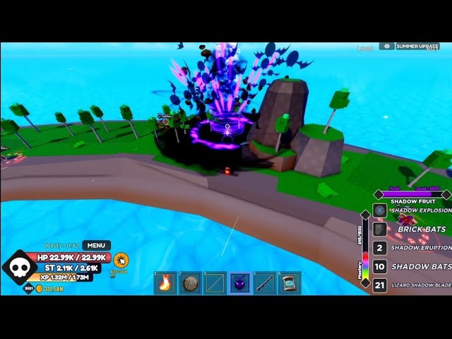 NEW SHADOW FRUIT SHOWCASE In Blox Fruits (Roblox) - BiliBili