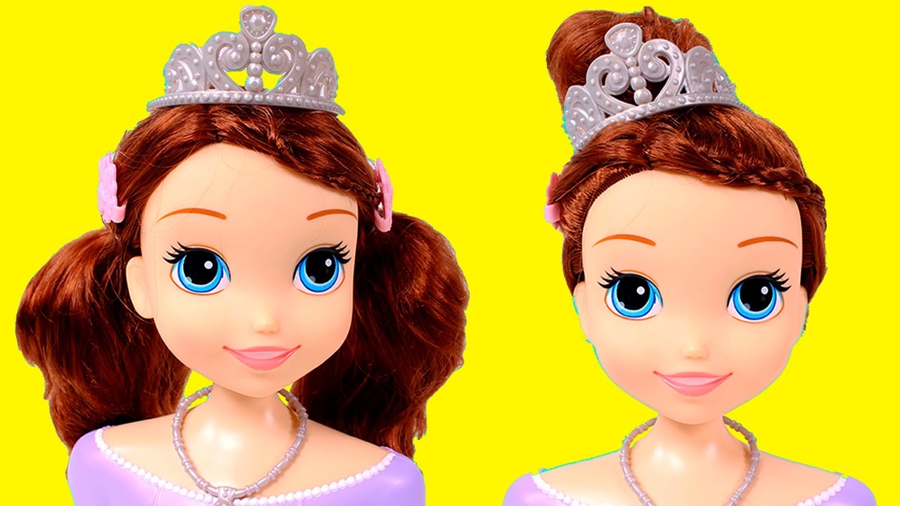  SOFÍA PEINADOS  Hacemos tres peinados faciles y bonitos a la Princesa  Sofía  YouTube
