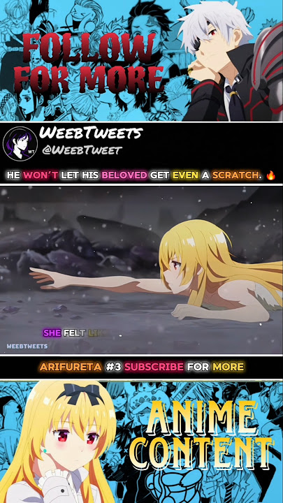 He won’t let his beloved get even a scratch 🔥💀 | Hajime | Arifureta Edit