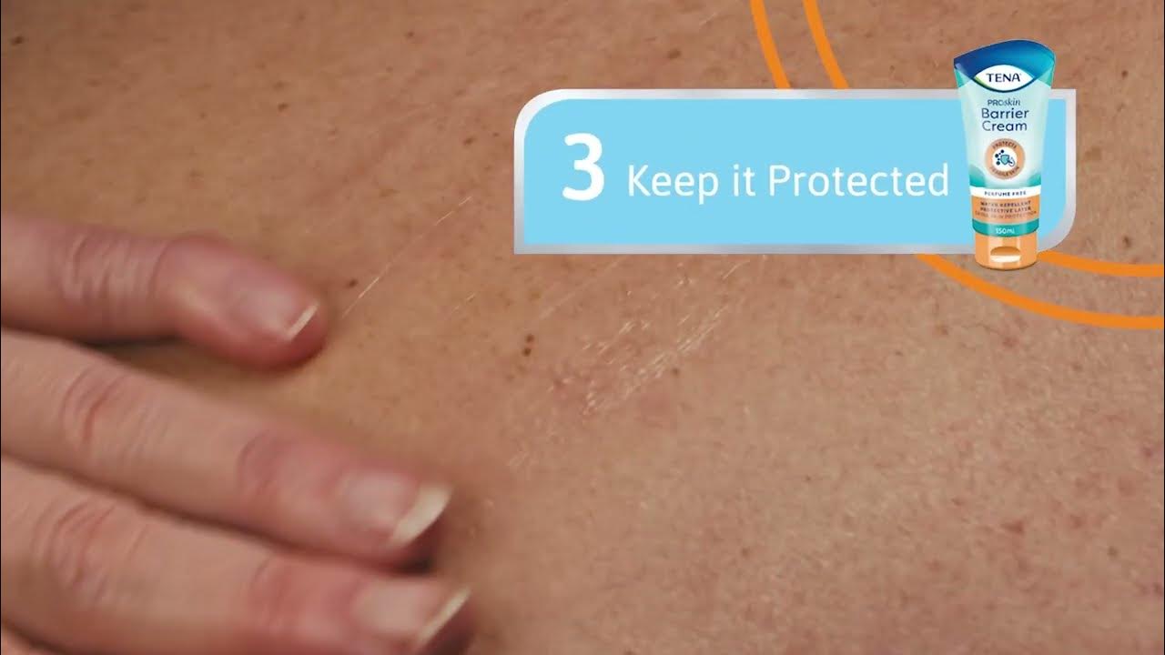 TENA ProSkin 3 Step Solution: Barrier Cream - YouTube