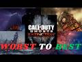 Ranking Every Ghosts Extinction Map (Worst to Best)