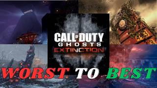 Ranking Every Ghosts Extinction Map (Worst to Best)