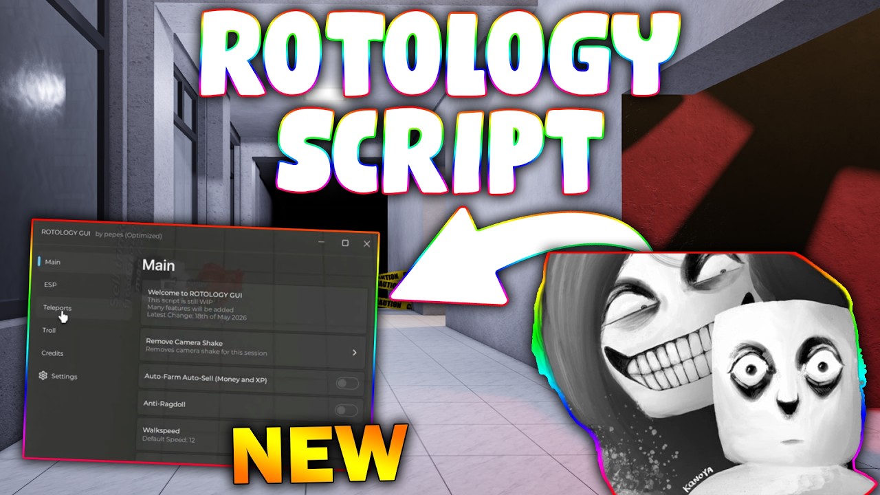 *NEW* ROTOLOGY Script (PASTEBIN 2026) ( ESP ALL , AUTO FARM , TELEPORT ...