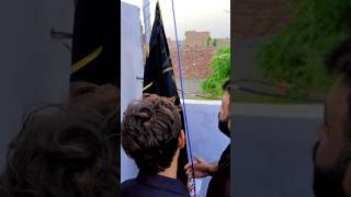 *پرچم کشائی 🚩* #Muharram2026 #trending #khizarhayat #noha #AzadariKhizar