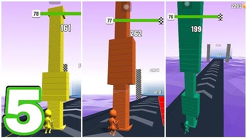 Stack Colors VOODOO iOS Gameplay Level 125 Walkthrough Part 8