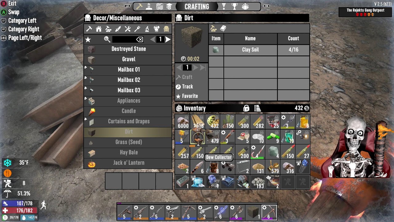 7 Days to Die Fixing up my snow base