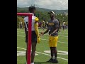 George pickens x santonio holmes steelers nfl steelerscamp