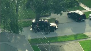 Oak Forest home burns during barricade situation, SWAT on scene