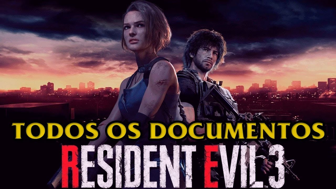 LOCALIZAÇÃO DE TODOS OS DOCUMENTOS - RESIDENT EVIL 3 REMAKE - YouTube