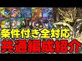 【超重力ドラゴンラッシュ2】条件付き全対応共通編成紹介！アグリゲートで魔法石25個と黒メダル5枚を手に入れよう！アグリ共通編成代用＆立ち回り解説！【パズドラ】