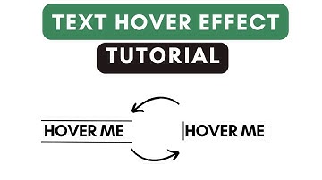 Awesome Text Hover Effect Using Only HTML & CSS